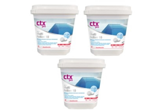 CTX 391 PACK 3 UNIDADES CLORO MULTIACCION 10 ACCIONES 250GR 5KG